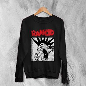 Rancid Logo Punk Rock Band Vintage Hardcore Tour Streetwear Music Sweatshirt 91
